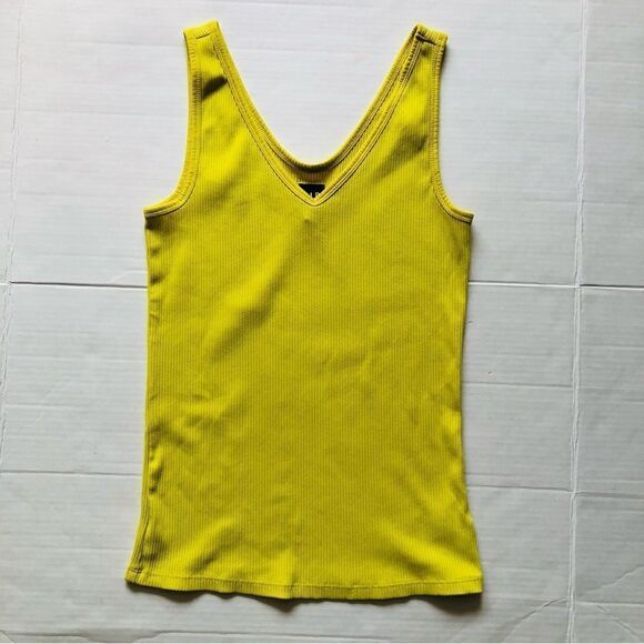 GAP Ribbed Neon Tank Top (M) - Picture 1 of 3